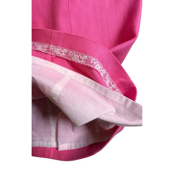 Lilly Pulitzer Bowen Dress Bodice Hotty Pink Crochet Style 78374 Womens Sz. 10 - Picture 6 of 16